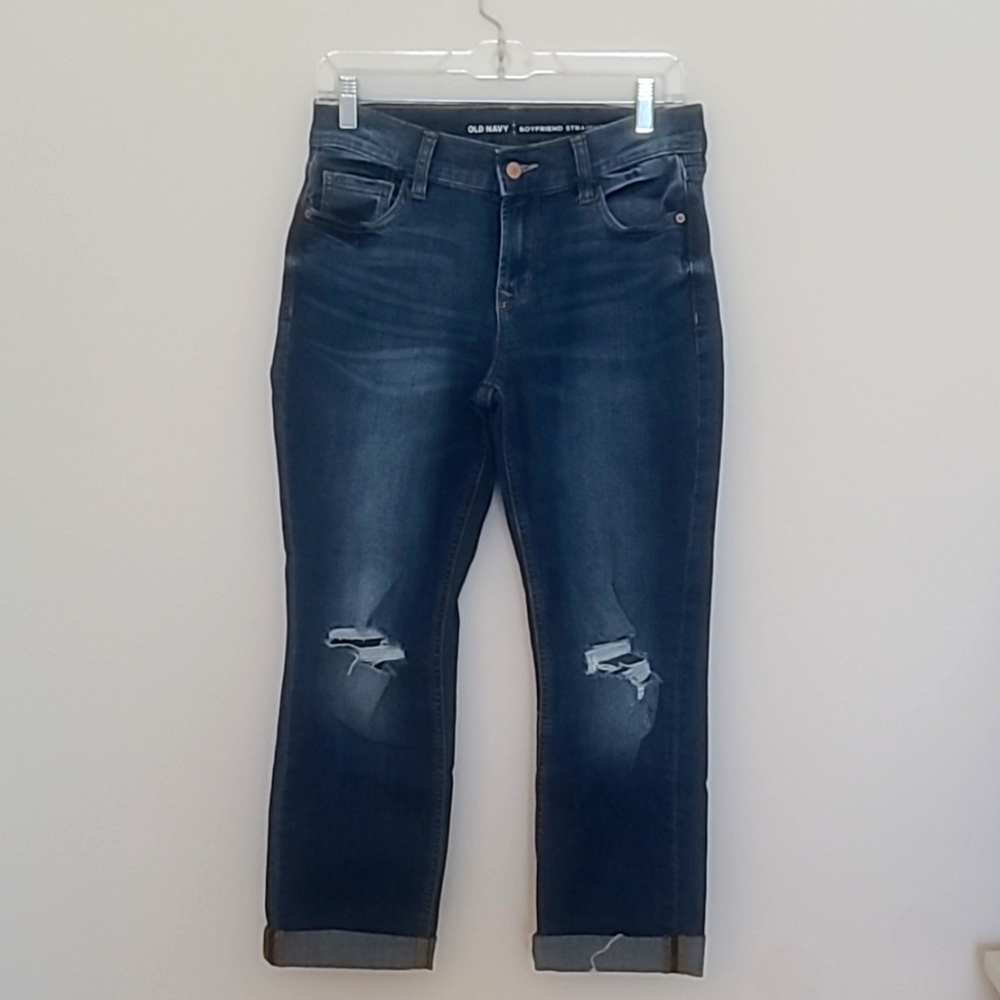 5/28 OLD NAVY BOYFRIEND STRAIGHT JEANS